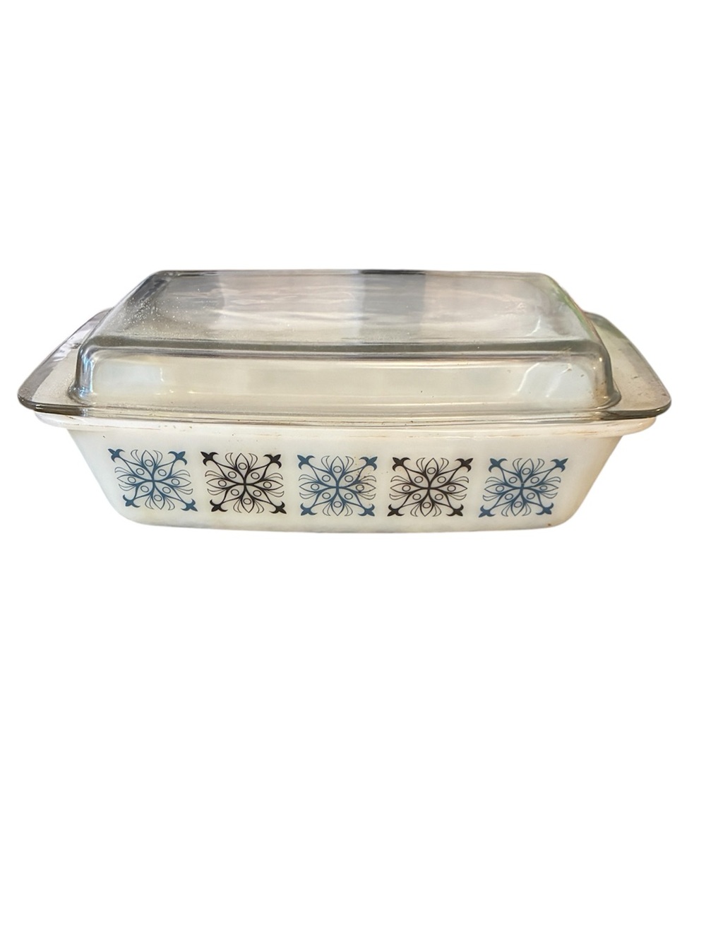 Vintage JAJ Pyrex England Chelsea Baking Roasting Dish with Lid